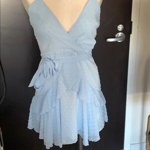 Dainty blue flowy dress